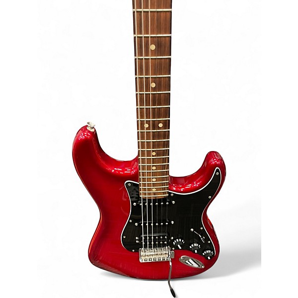 Used Fender Player Stratocaster HSS Candy Red Burst Solid Body Electric Guitar