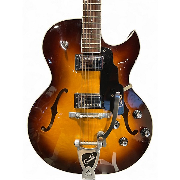 Used Guild SF3-AB Antique Burst Hollow Body Electric Guitar