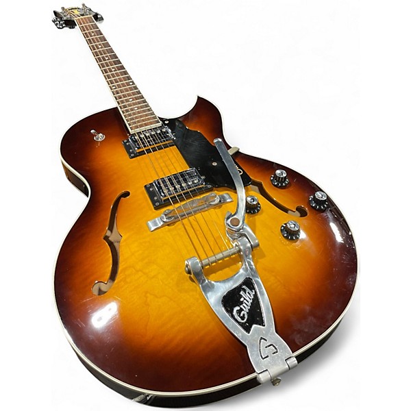 Used Guild SF3-AB Antique Burst Hollow Body Electric Guitar