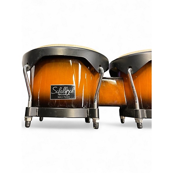 Used Schalloch Percussion WOOD BONGO Bongos