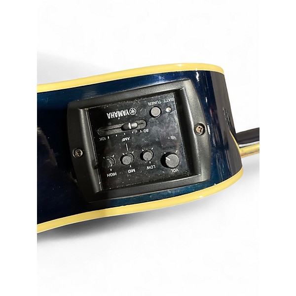 Used Yamaha APX500III Blue Acoustic Electric Guitar