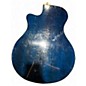 Used Yamaha APX500III Blue Acoustic Electric Guitar