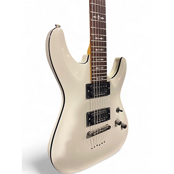 Used Schecter Guitar Research Omen 6 Alpine White Solid Body Electric Guitar