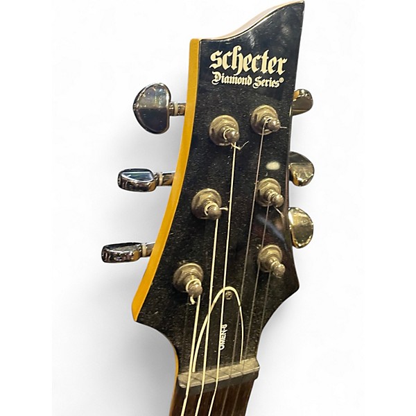 Used Schecter Guitar Research Omen 6 Alpine White Solid Body Electric Guitar