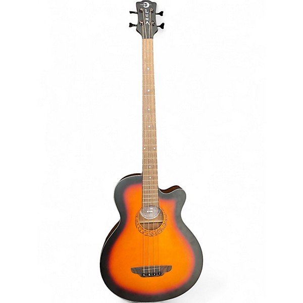 Used Luna XY22032660 2 Tone Sunburst Acoustic Bass Guitar