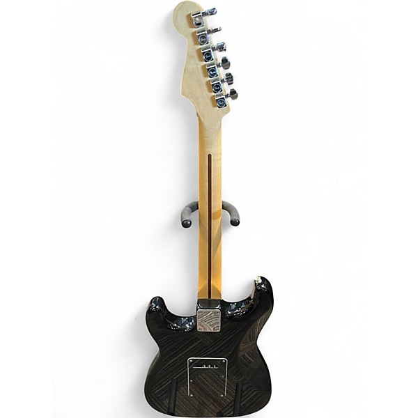 Used 2005 Fender Standard Stratocaster Black Solid Body Electric Guitar