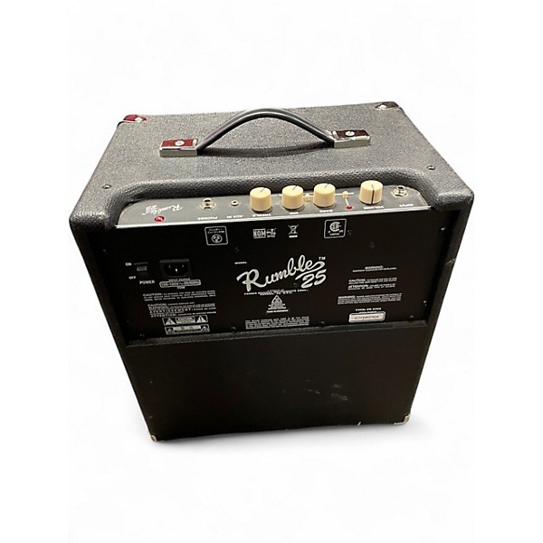 Used Fender Rumble 25 25W 1x8 Bass Combo Amp