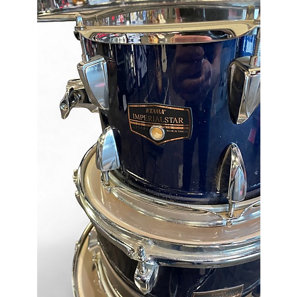 Used TAMA 5 Piece Imperialstar Blue Drum Kit