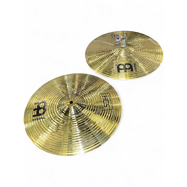 Used MEINL 14in HCS Hi Hat Pair Cymbal