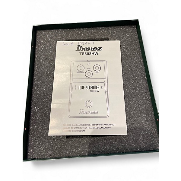 Used Ibanez TS808HW Hand Wired Tube Screamer Effect Pedal