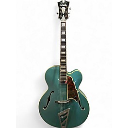 Used D'Angelico DAPEXL10 Electric Turquoise Hollow Body Electric Guitar