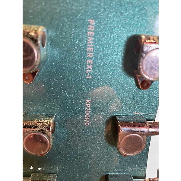 Used D'Angelico DAPEXL10 Electric Turquoise Hollow Body Electric Guitar