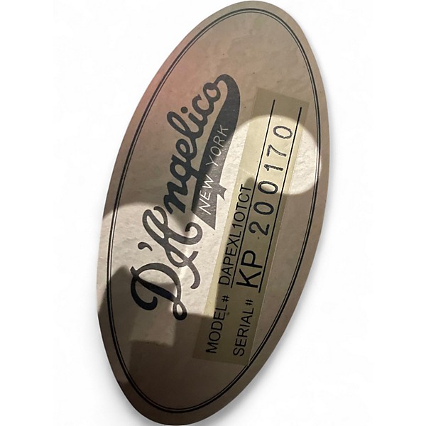 Used D'Angelico DAPEXL10 Electric Turquoise Hollow Body Electric Guitar