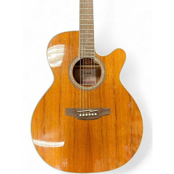 Used Takamine GN77KCE Natural Acoustic Electric Guitar