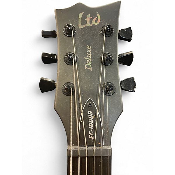 Used ESP LTD EC1000B Black Solid Body Electric Guitar