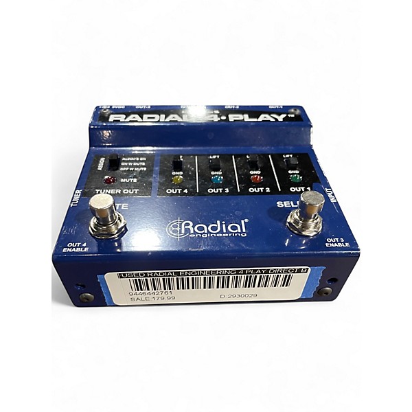 Used Radial Engineering 4 Play Direct Box