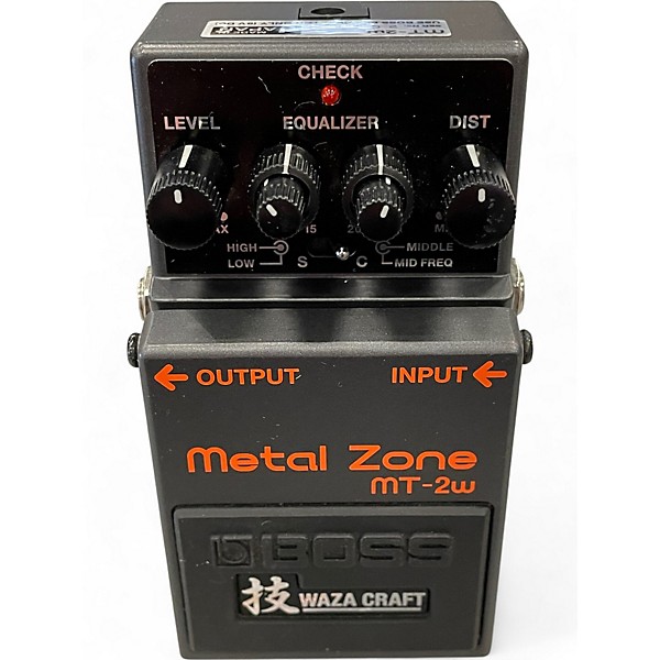 Used BOSS MT2W Metal Zone Waza Craft Effect Pedal