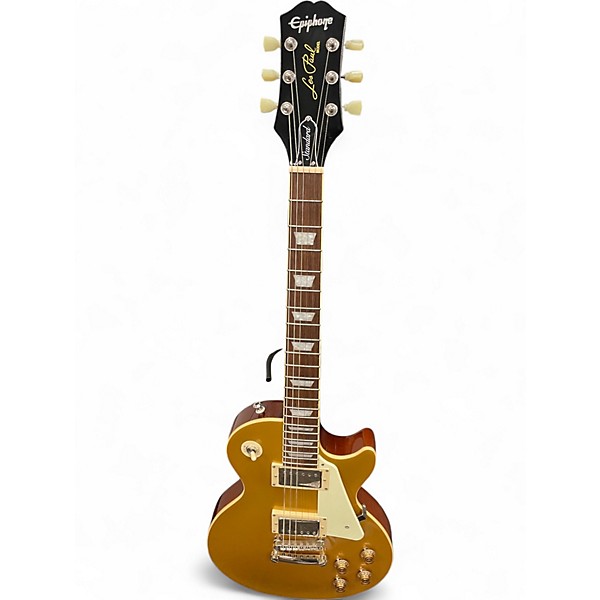 Used Epiphone Les Paul Standard Gold Solid Body Electric Guitar