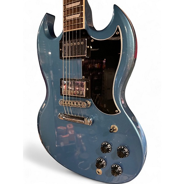 Used 2017 Gibson SG Standard '61 PALHEM BLUE Solid Body Electric Guitar