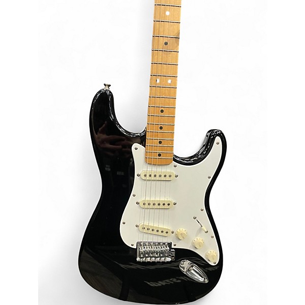 Used Fender Standard Stratocaster Black Solid Body Electric Guitar