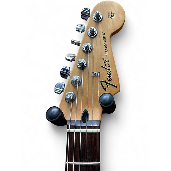 Used 2001 Fender Standard Stratocaster Candy Apple Red Solid Body Electric Guitar