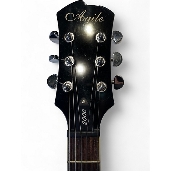 Used Agile 2000 Green Solid Body Electric Guitar