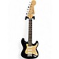 Used Squier Mini Affinity Stratocaster Black and Gold Electric Guitar thumbnail