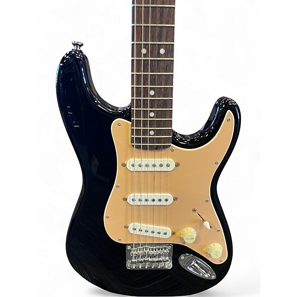 Used Squier Mini Affinity Stratocaster Black and Gold Electric Guitar