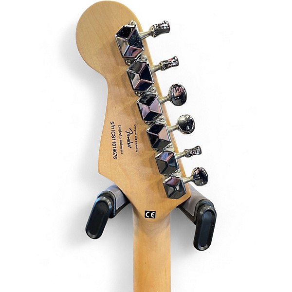 Used Squier Mini Affinity Stratocaster Black and Gold Electric Guitar