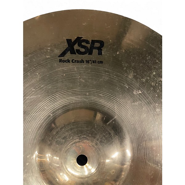 Used SABIAN 16in XSR Rock Crash Cymbal