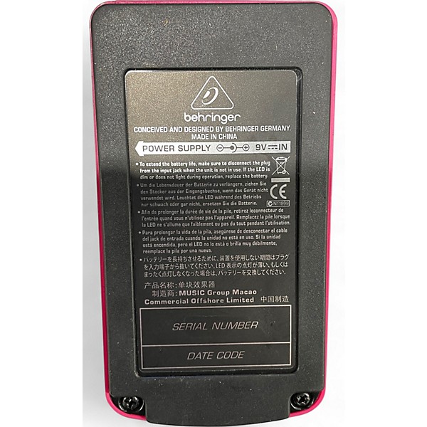 Used Behringer HM300 Heavy Metal Distortion Effect Pedal