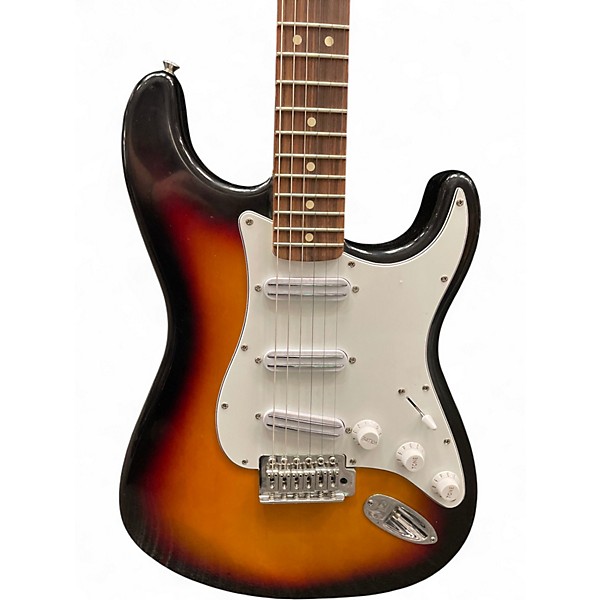 Used Fender Stratocaster 2 Tone Sunburst Solid Body Electric Guitar