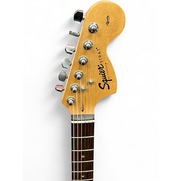 Used Squier Affinity Stratocaster BLACK Solid Body Electric Guitar