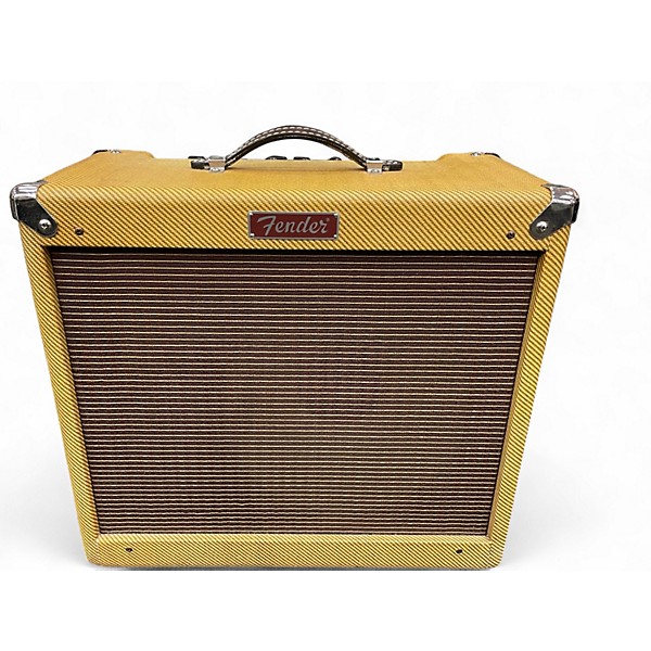 Used Fender Blues Junior Lacquered Tweed Tube Guitar Combo Amp