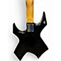 Used B.C. Rich BRONZE WARLOCK  BLACK Solid Body Electric Guitar
