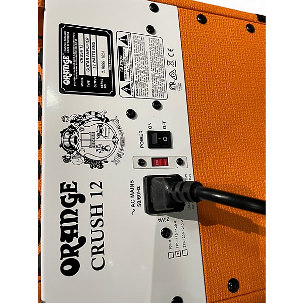 Used Orange Amplifiers Crush 12 Guitar Combo Amp