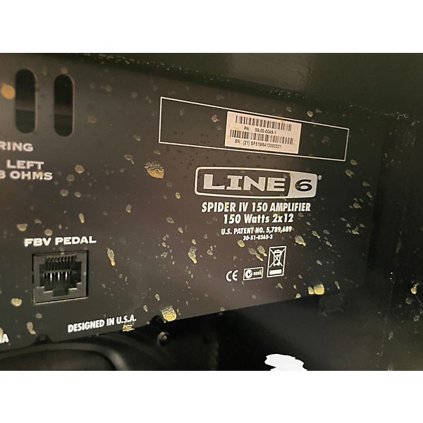 Used Line 6 Spider IV 150W 2x12 Guitar Combo Amp