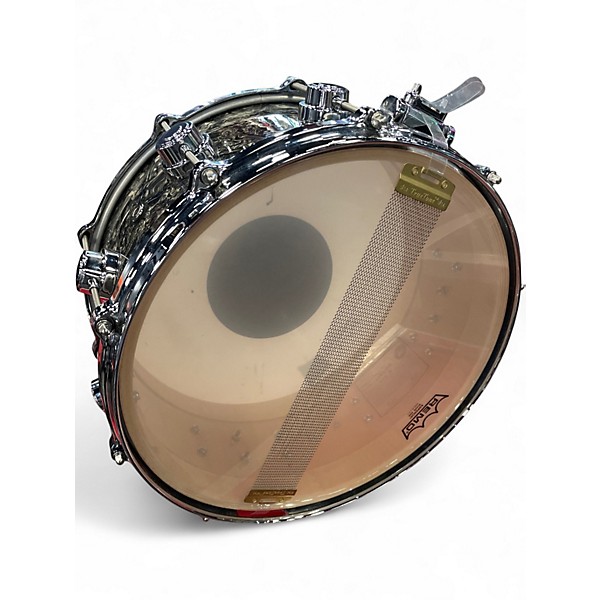 Used DW 14in Collectors SSC Maple  Silver Abalone Drum