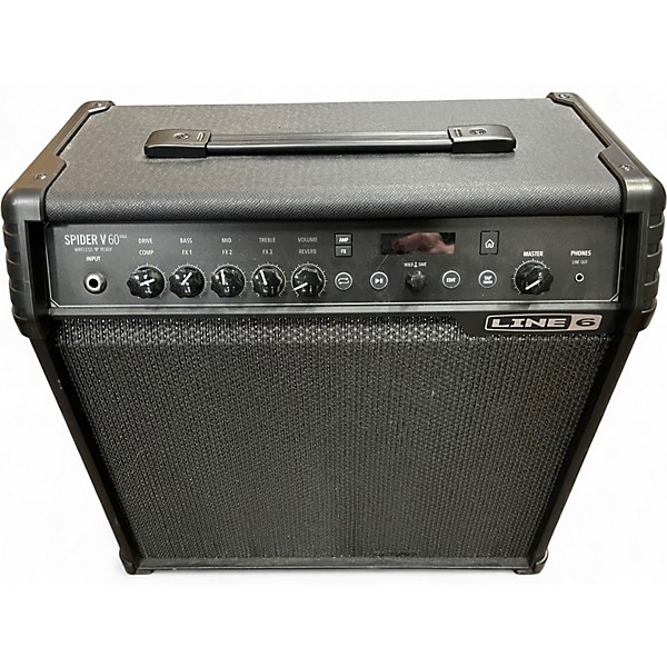 Used Line 6 Spider V 60 1x10 Guitar Combo Amp