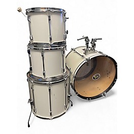 Used Ludwig 4 Piece rocker white Drum Kit