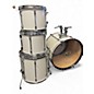Used Ludwig 4 Piece rocker white  Drum Kit thumbnail