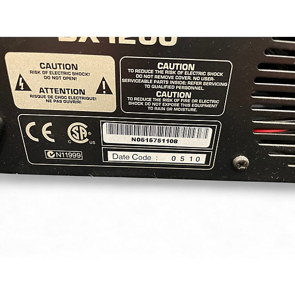 Used Behringer Ultrabass BX1200  120W 1x12 Bass Combo Amp