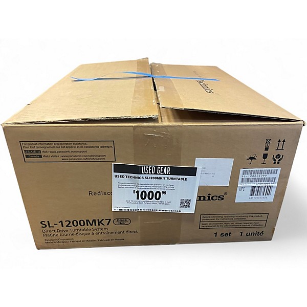 Used Technics sl1200mki7 Turntable