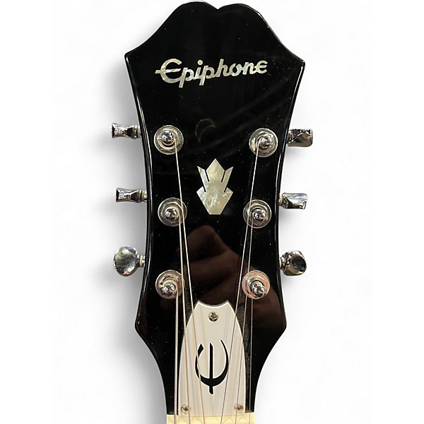 Used Epiphone Noel Gallagher Riviera Dark Wine Red Solid Body Electric Guitar