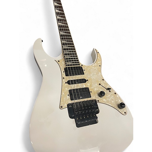 Used Ibanez RG350DX RG Series White Solid Body Electric Guitar