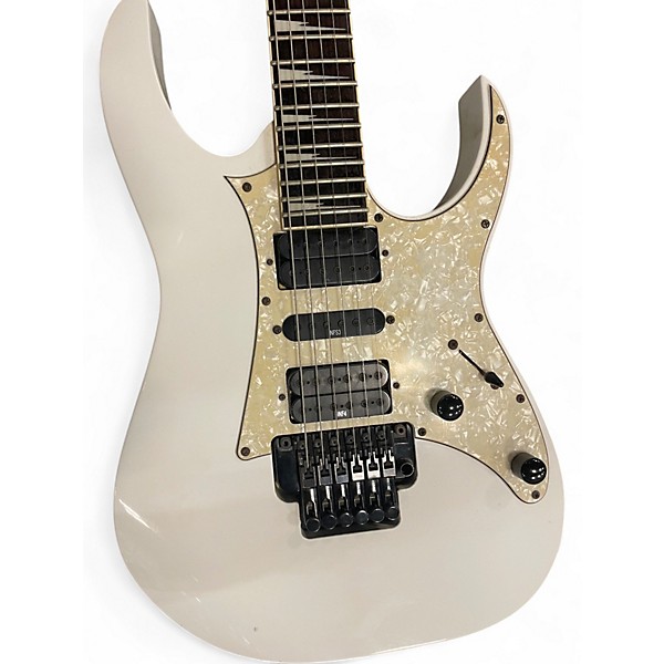 Used Ibanez RG350DX RG Series White Solid Body Electric Guitar
