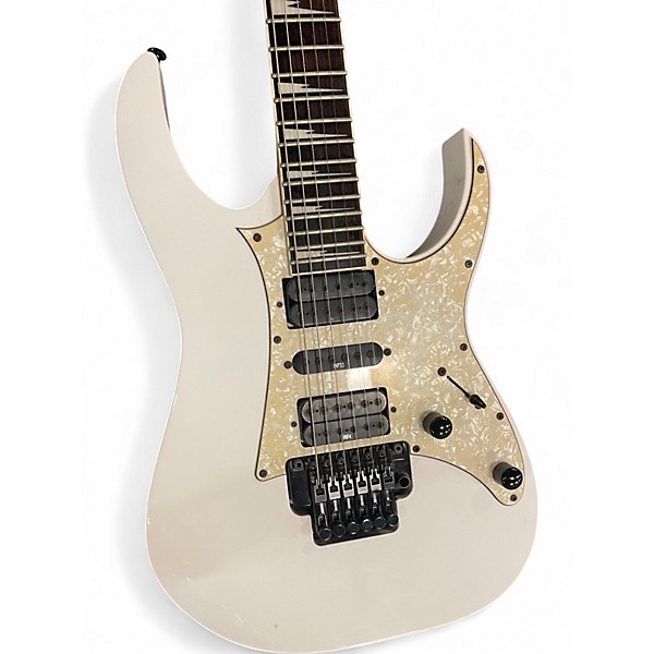 Used Ibanez RG350DX RG Series White Solid Body Electric Guitar