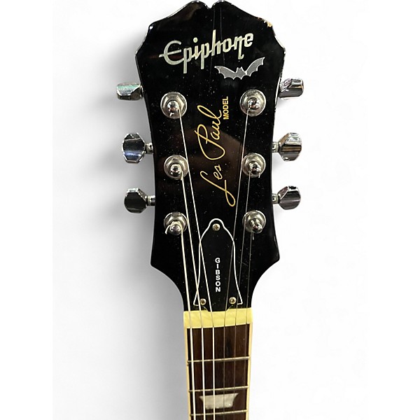 Used Epiphone Les Paul Standard Black Solid Body Electric Guitar