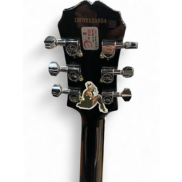 Used Epiphone Les Paul Standard Black Solid Body Electric Guitar