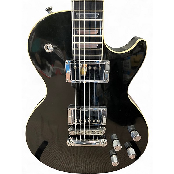 Used 2006 Gibson Les Paul GT BLACK GHOST FLAMES Solid Body Electric Guitar